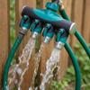 3/4 Inch 4 Way Hose Connector Splitter Zinc Zinc Zinc Alloy Garden Irrigation Splitters  Yard Use