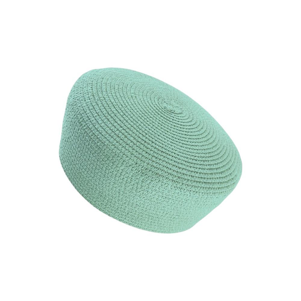 Brimless Beret Hat Raffia Flat Top Hat New Artist Hat  Women