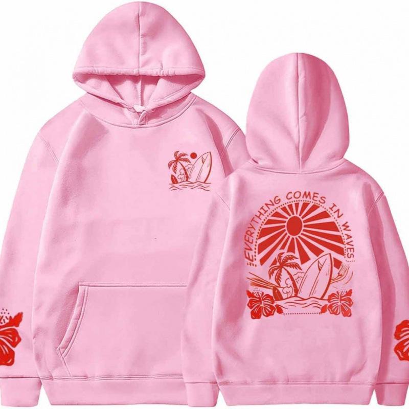 European and American Women's Fashion: Fleece-lined Hooded Sweatshirt - New Style Bestseller