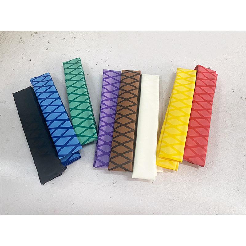 Brown Purple White Anti-Slip Heat Shrink Tube Grip Sleeve for Fishing Rods
