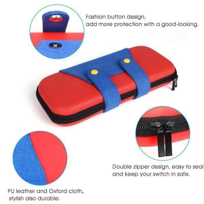 Sac de rangement - AIHONTAI - Nintendo Switch - Cuir PU - Étanche - Portable