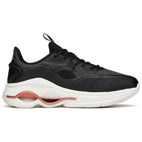Anta Training Series Casual Shock Absorbing Non-Slip Durable Low-Top Training Shoes Women Sneakers Black 122147722-4