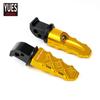 Motorcycles Accessories CNC Foot Pegs Rear Passenger Footrests Fit For Yamaha MT07 MT 07 MT-07 2014-  With Laser Logo