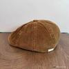 Corduroy Forward Cap Adjustable Octagonal Hat Fashion Newsboy Hats  Autumn Winter