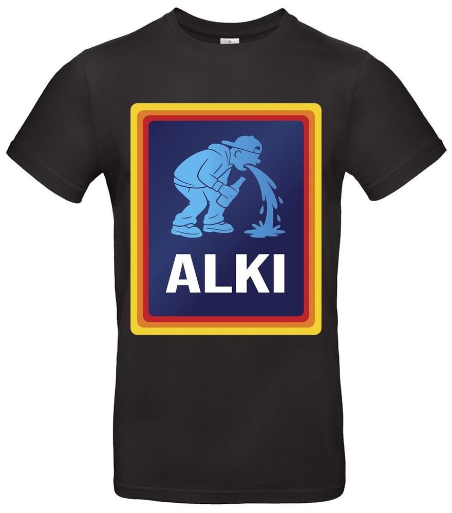 

Alki TShirt Funny Satire For Men Party Beer Festival Cotton Unisex T-Shirt S