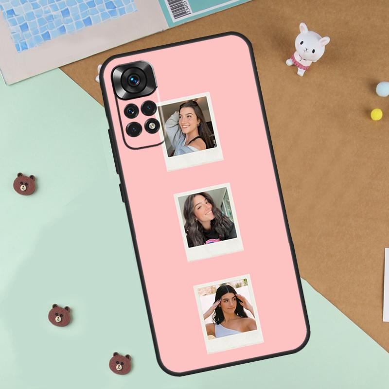 Charli D'Amelio Case For Xiaomi Redmi Note 13 12 11 9 10 14 Pro 10S 11S 12S Cover For Redmi 13C 10C 12C 14C