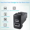 Universal Car Push Switch Button DRL Fog Light Power Fan Heating Radar Music for Toyota Land Cruiser LC100 4700 4500 LX470 Prado