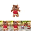 Ural Groundhog Plush Keychain With Clothing And Scarf Design For Backpack And Bag Decor
