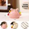 Little Crab Fruit Fork Set Household Creative Cartoon and Cute Stainless Steel Dessert Fork High-end Storage Can Fruit Fork Box