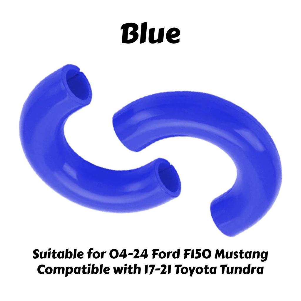 2 szt. Osłony haków holowniczych Osłona haka holowniczego Części zamienne Silikonowe dla Forda F150 2004-2025, Dodge RAM 1500 2019-2025 Czerwony Biały Niebieski