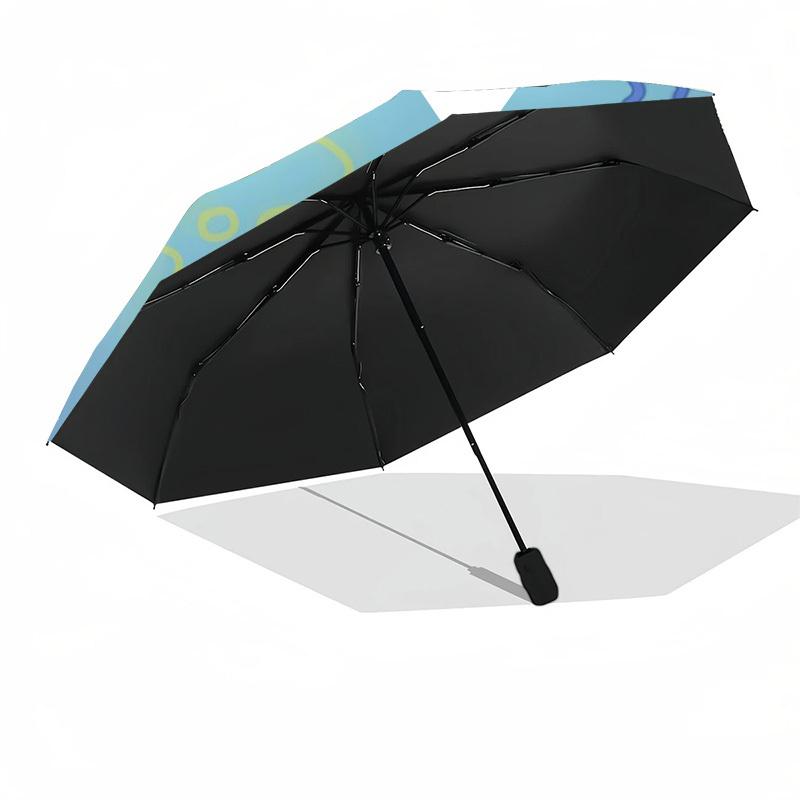 1pc Jellyfish Ocean Adventure Umbrella with Plastic Handle,Suitable for All Seasons Home Travel Outdoor UmbrellaM1351