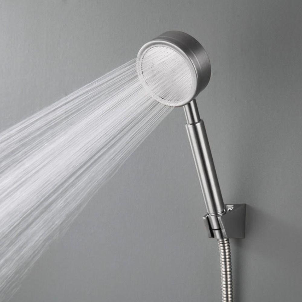 Built-in Filter Handheld Shower Head 304 Stainless Steel Shower Sprayer Nozzle  Hotel