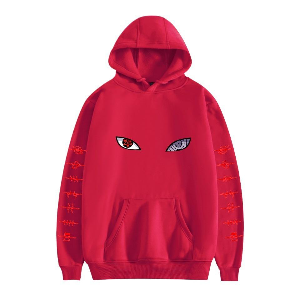 Hinman Naruto Anime Aufdruck Lässiger Kapuzenpullover