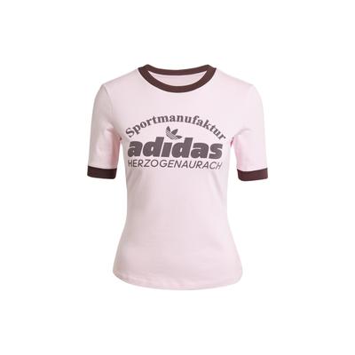 Originals Retro Graphic Slim Fit Sports Tee Damen Oberteile Transparent-Pink IR6087