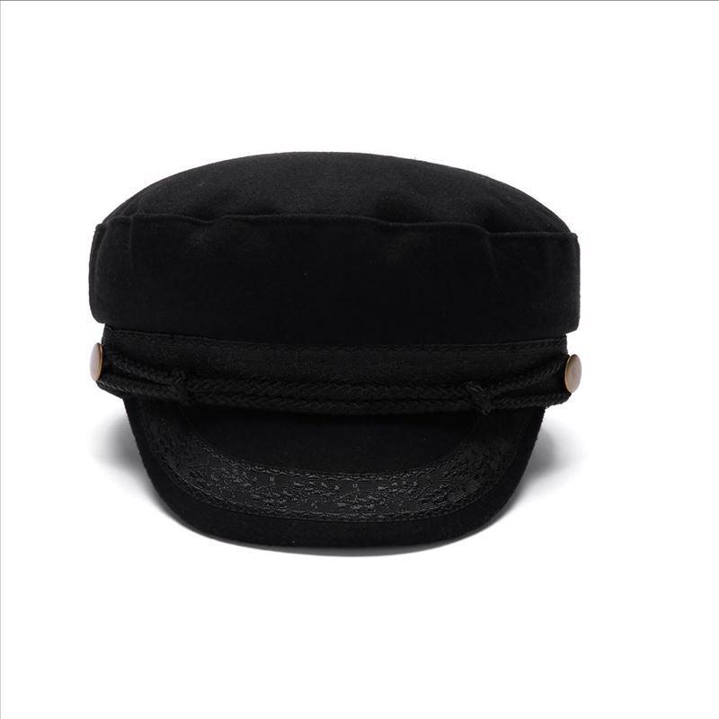 Casquette style marin pour femme - Fond plat, Mode décontractée, Grande taille, Coupe pour petite tête