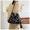 Urban Leopard Print Bow Pattern Canvas Crossbody Bag For Daily Casual Use