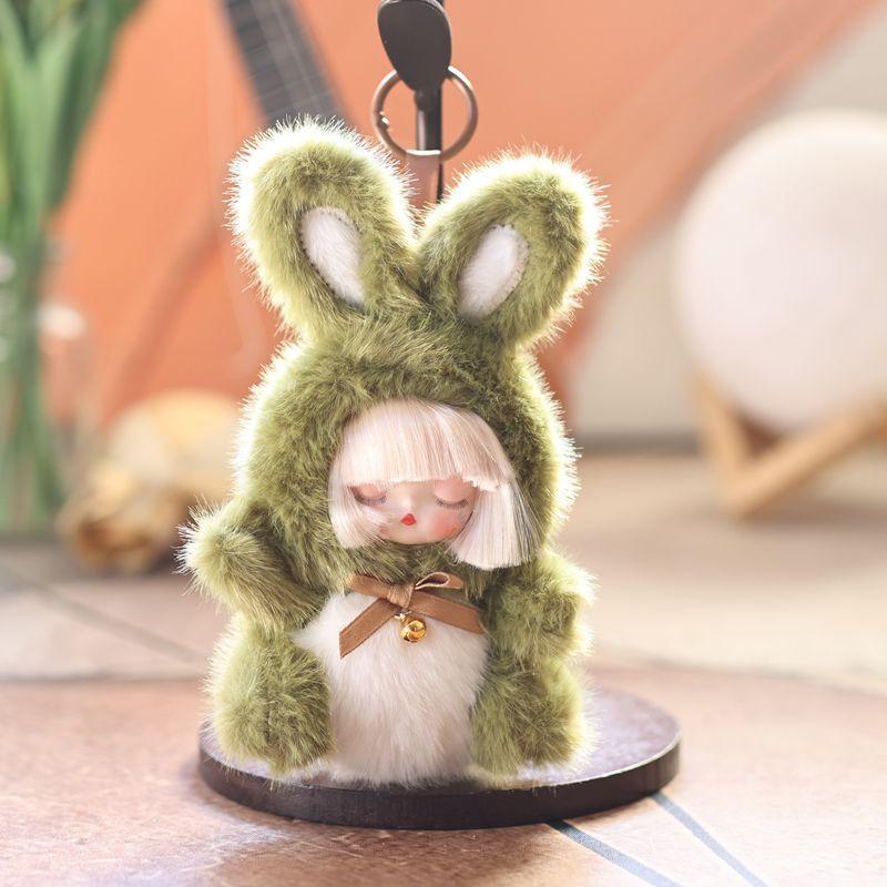 Plush Animal Keychain With Soft Crystal Plush For Kids And Adults