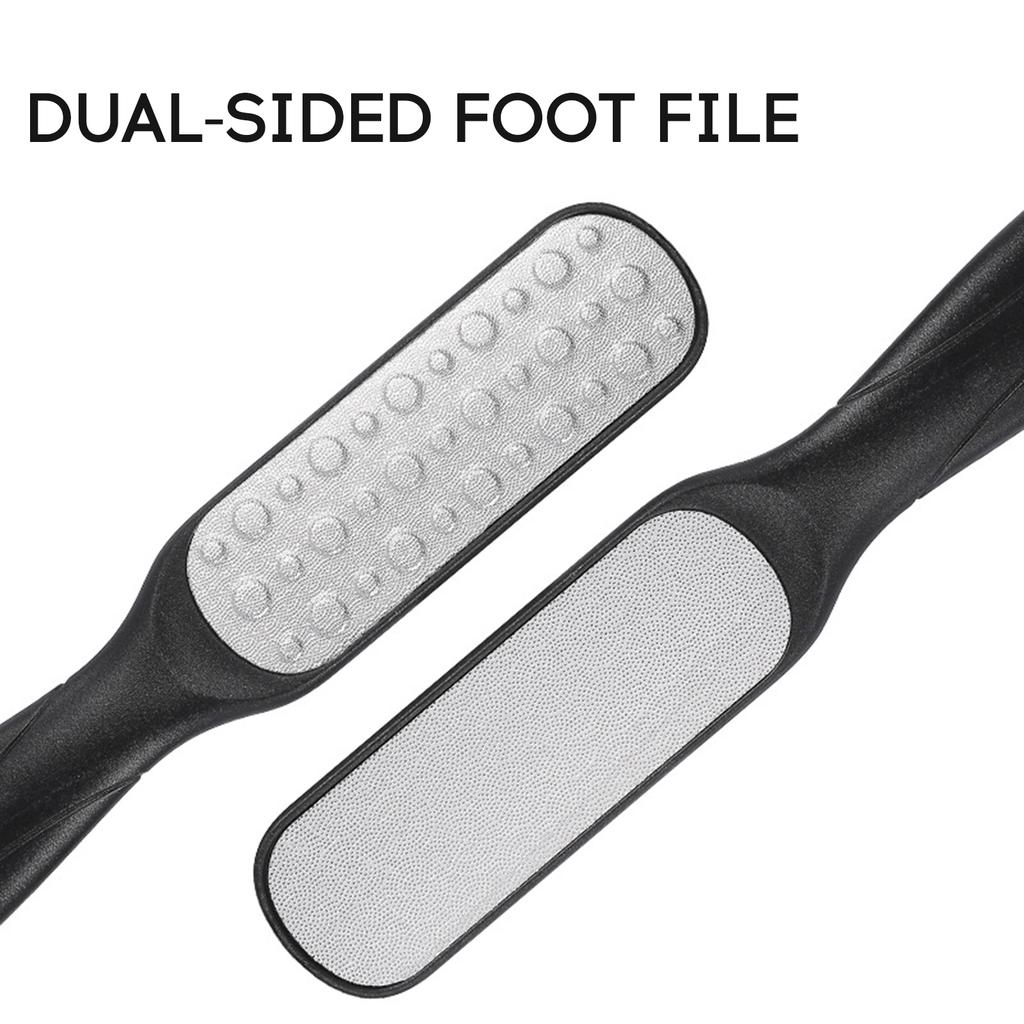 Pedicure Foot File Stainless Steel Scrubber Callus Dead Skin Removal Feet Beauty Tool Pedicure