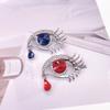 Demon's Eye Brooch - Sophisticated and High-Quality Headpiece with Fashionable Anti-Glare Fastener