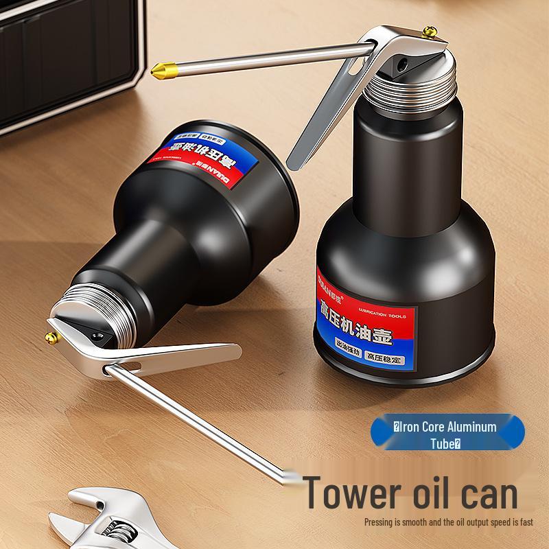 Hochdruck-Ölsprühdose mit langer Düse - Manuelle Getriebeschmierung für den Hausgebrauch & Industriellen Einsatz