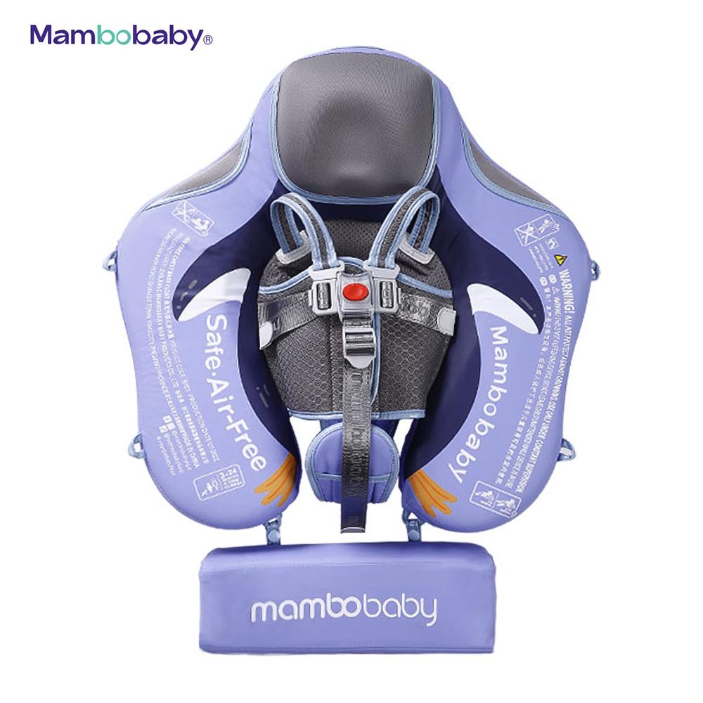 Mambobaby B503-26 ikke-oppblåsbar babysvømmebasseng flytering svømmetrener for 3-24 måneder spedbarn