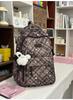 Schoolbag light blue bubble star grid diffuse schoolbag student party sea salt sweet cool wind travel to school daily leisure backpack