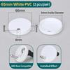 Tampa Decorativa para Parafuso de Dobradiça de Vaso Sanitário 55/60/65mm Tampa para Parafuso de Vaso Sanitário Reparo de Vaso Sanitário