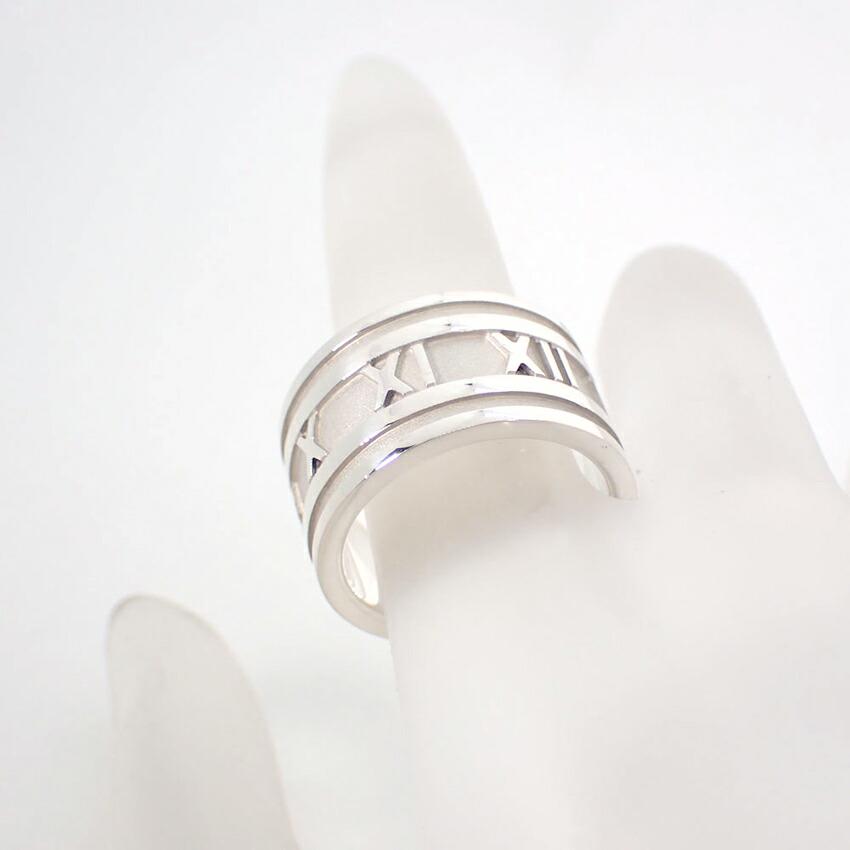 [Used] TIFFANY 925 Atlas Wide Ring / Size 12.5 / j14-1
