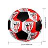 Pallone da Calcetto Indoor Athletic Club de Bilbao Colorato Cucito a Macchina PVC Misura 5 Allenamento di Squadra Pronto per la Competizione Durevole Rimbalzo Elevato Fantastico Regalo Sportivo