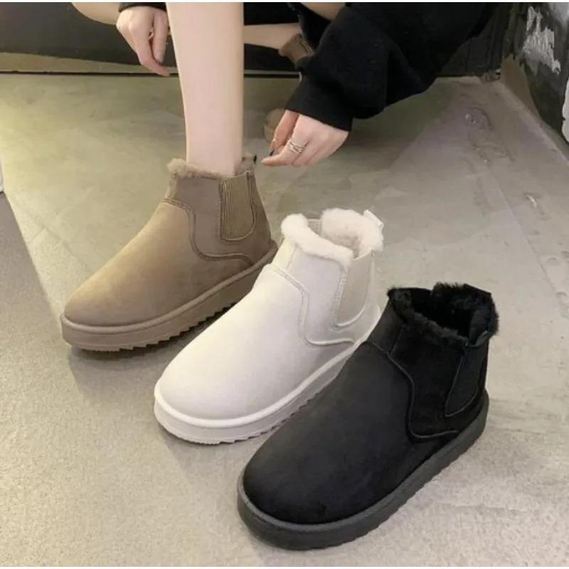 Winter New Arrival Classic Fleece Lined Women's Casual Snow Boots for Warmth and Comfort