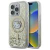 Hello Kitty Liquid Glitter Fever Magsafe - Etui Iphone 16 Pro (Biały / Złoty)