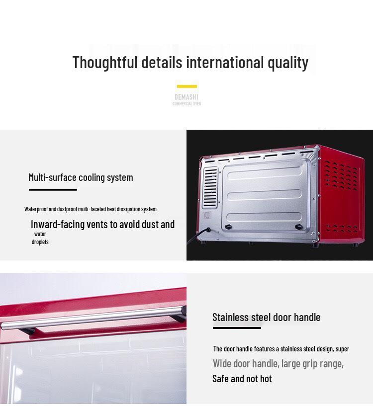 Dual-Layer 22L/48L Multi-Functional Household Electric Baking Oven - Ideal for Large Capacity Baking