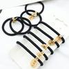 Hair Band Seamless High Elasticity Good Toughness Strong Thickened Hair Accessories Wear-resistant Black Color Women Thin Thick Hair Rope for Daily