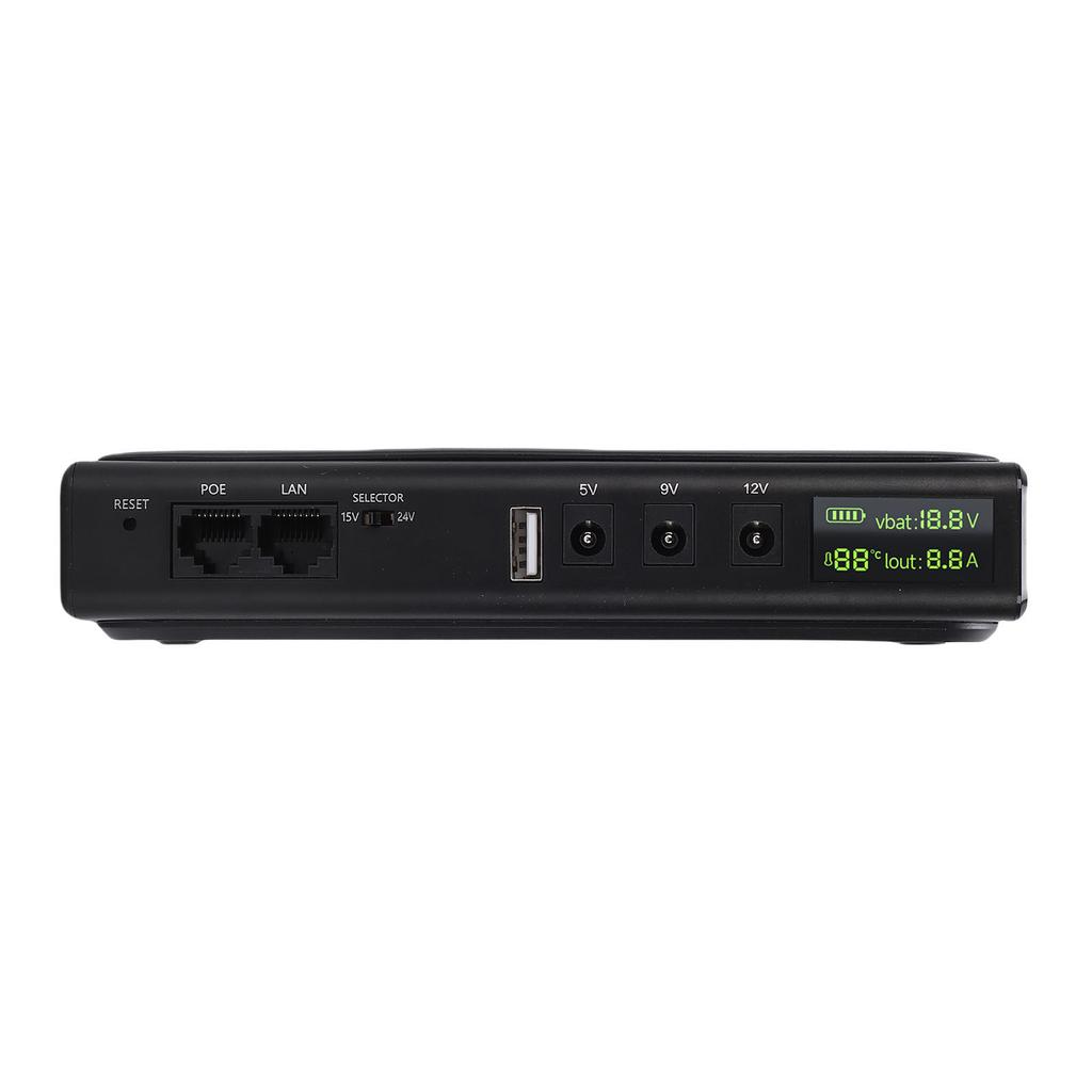 Uninterruptible Power Supply Battery Backup   UPS for Router Camera Modem 36W   LAN POE USB Output