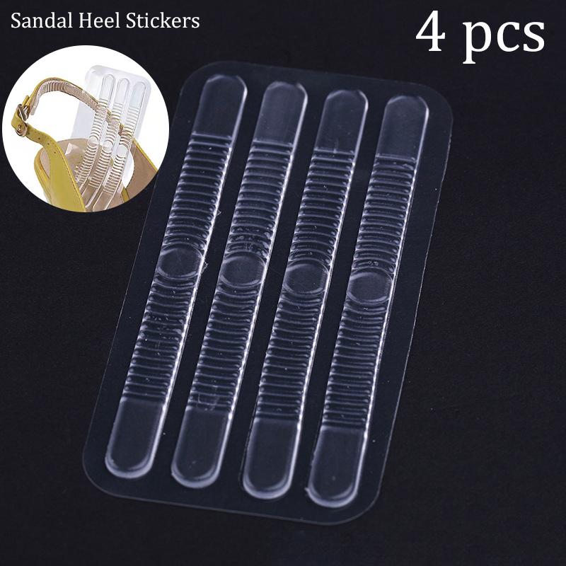 

New Silicone Heel Protector Stickers Womens Sandals Inserts Shoes Heel Cushion Foot Care Anti-wear Cushion Pain Relief Shoe Pads
