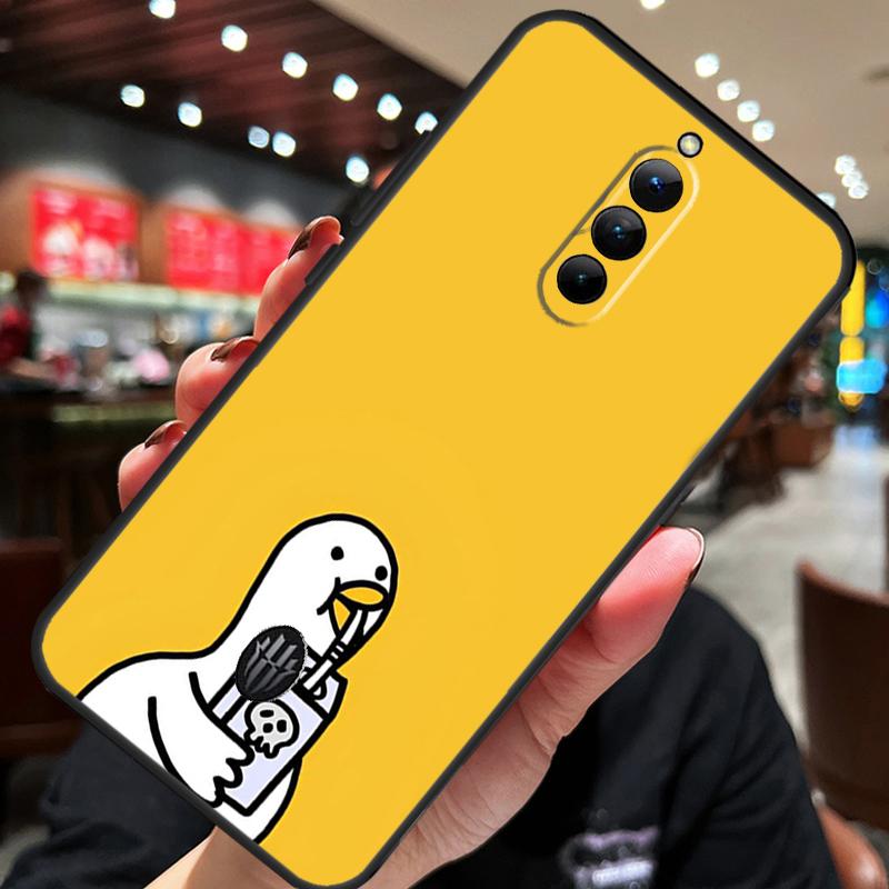 Cartoon Duck Knife Case For ZTE Nubia Red Magic 11 10 8 9 8S 9S 10S Pro Plus 10 Air 5G 6R 6 7 6S 7S Pro Cover