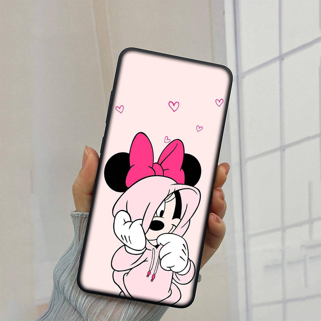 Pro Samsung Galaxy S24 S23 iPhone 15 14 Xiaomi Redmi Note 13 12 11 Pro Max X 8 7 9 10 XR OPPO Huawei Pouzdro na telefon Minnie Cartoon Mickey Cute Mouse Cover