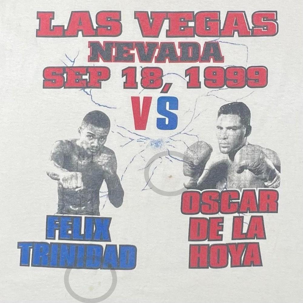 

Trinidad VS De La Hoya Boxing TShirt Unisex Cotton Tee S4XL AR191 Unisex T-Shirt M