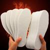 1Pair  Thermal Wool Felt Insoles Thicken Warm Insole for Men Women Shoes Breathable Skin-friendly Shoe Pad
