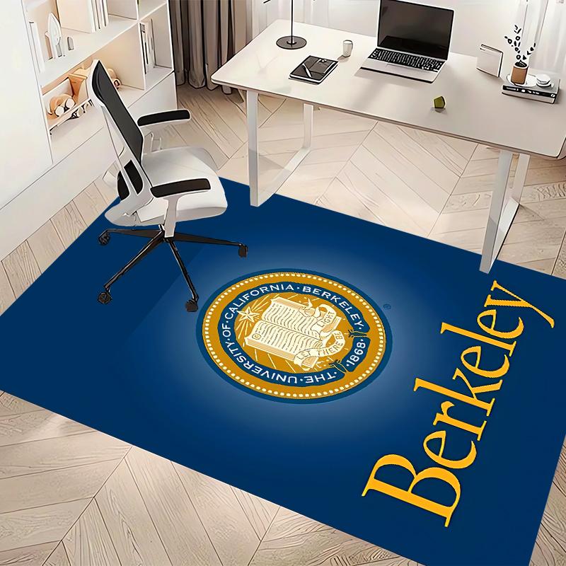 UC Berkeley Printed Absorbent Washable Carpet, Non-Slip Bathroom Mats, Kitchen Rugs, Yoga Mat,Living Room Entrance, Camping Picnic Rugs