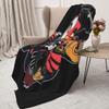 Custom Animated Anime Helluva Boss Blitzo Blanket 3D Printed Soft Flannel Fleece Warm Throw Blankets Car Bedding Sofa Bedspreads