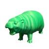 Fun Ornament Realistic Hippo Statue with Exquisite Details Desktop Figurine Decor for Home or Office Portable for Hippo