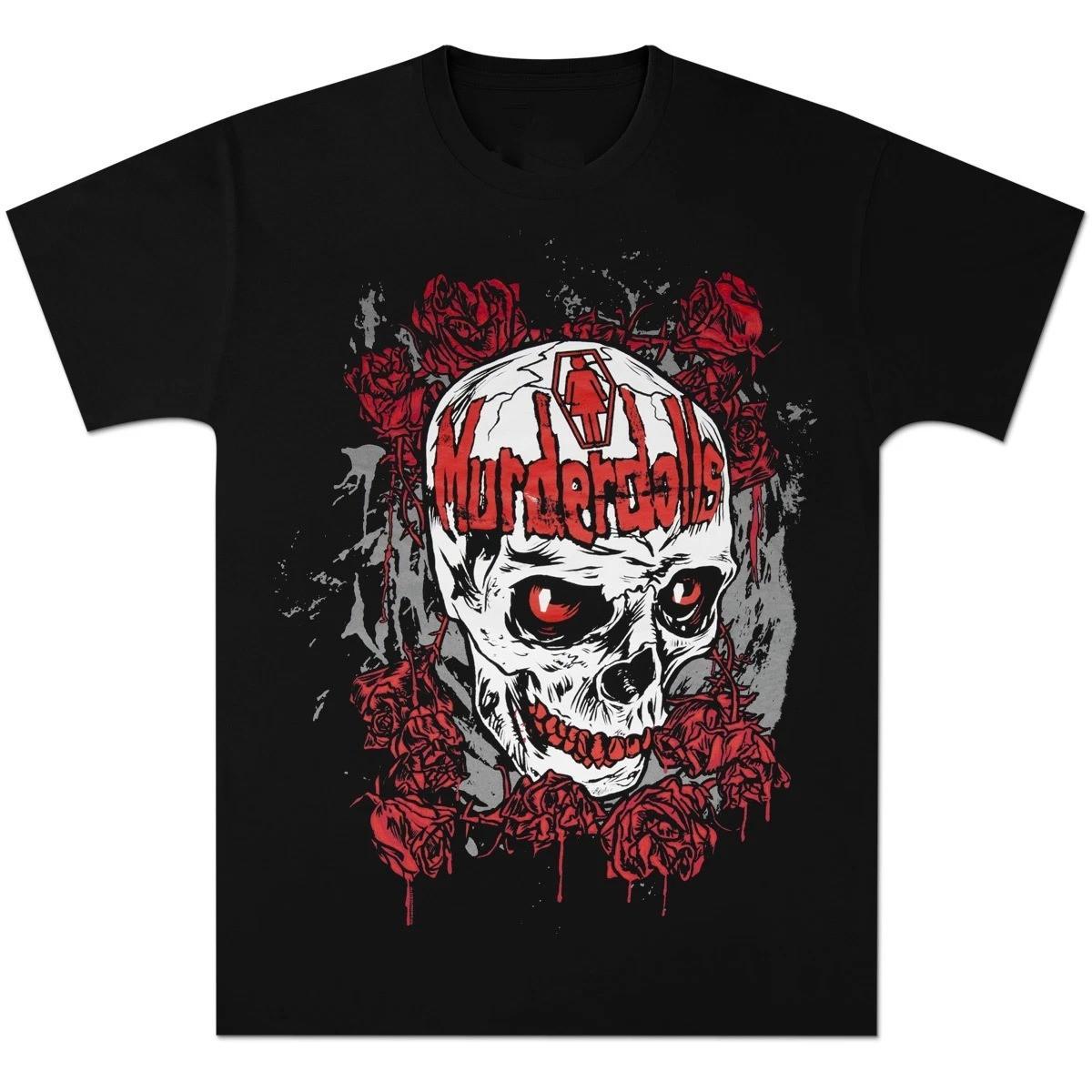 New Rare Murderdolls Band On Tour Heavy Cotton Black S to 5XL Shirt SG515 S разноцветный