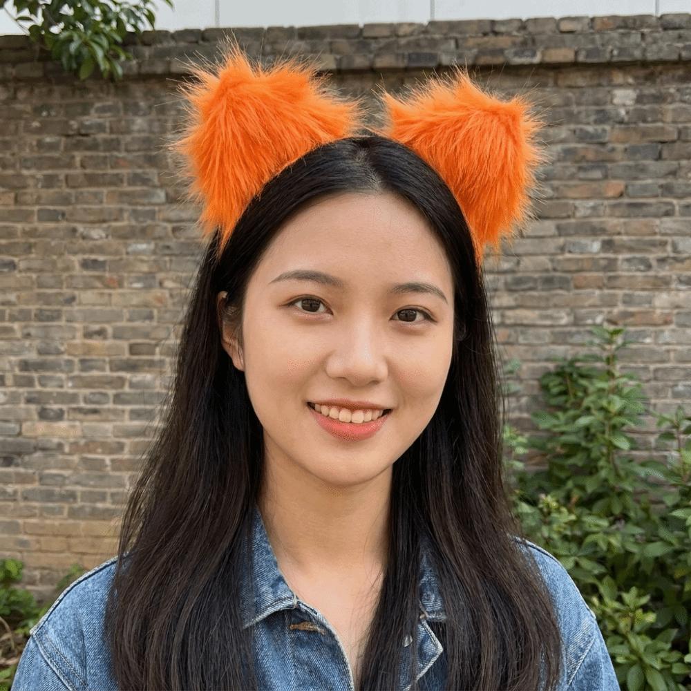 Artificial Gothic Headband Furry Cosplay Headband Artificial Cosplay Lolita Ears Headwear Photo