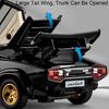 1:32 Scale Countach LP500S V12 Sports Car Model Toy Doors Opened Alloy Diecast Simulation Sound Light Models Gifts for Children
