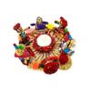 Handmade Recycled Material Rajasthani Dolls Puppet Tealight Candle Holder, Multicolor (13 Cm X 13 Cm 6.5 Cm) (Pack of 1