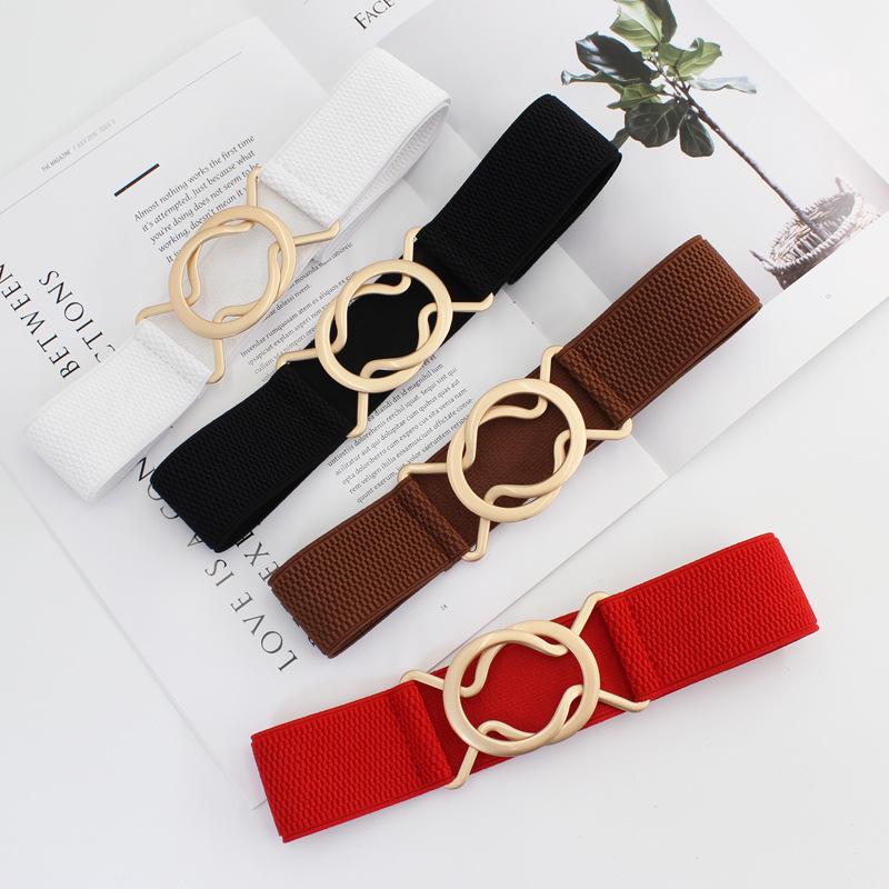 Elastic Belt Women'S Dress Decorative Elastic Waist Seal Women'S Suit Shirt With 4Cm Outside Three Sizes