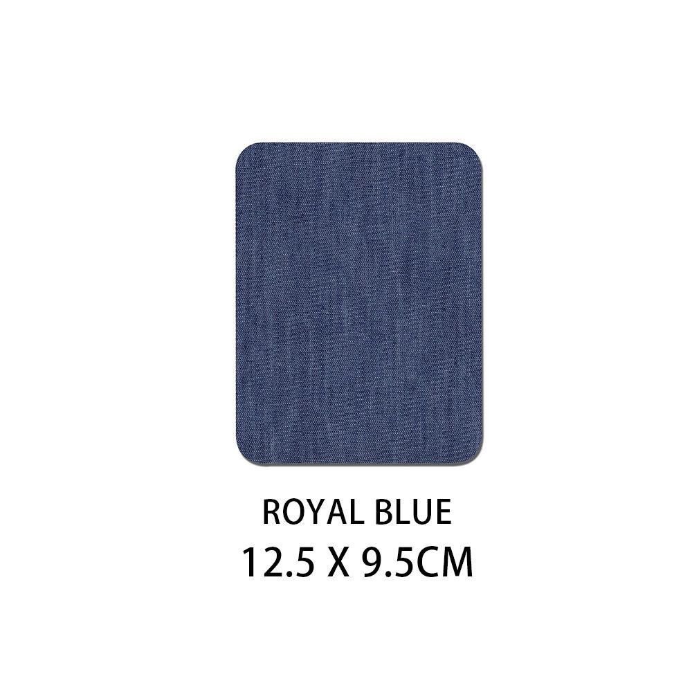 4.9 x 3.7 Inch Iron on Fabric Patch No Sew Denim Patch Adhesive Colorful Jacket Jean Clothes Pants Denim Patch DIY for Repairing