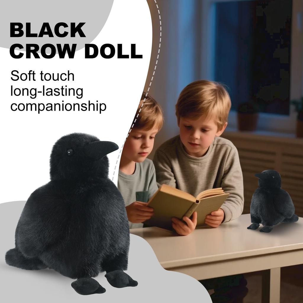 Cute And Creative Crow Dolls Add More Natural Atmosphere To Your Life