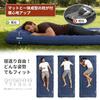 Mapleaf Air Mattress, 12cm Thick, Foot-Operated, with Pillow and Built-in Foot Pump, Perfect for Car Camping, Disaster Preparedness, Cherry Blossom Vi